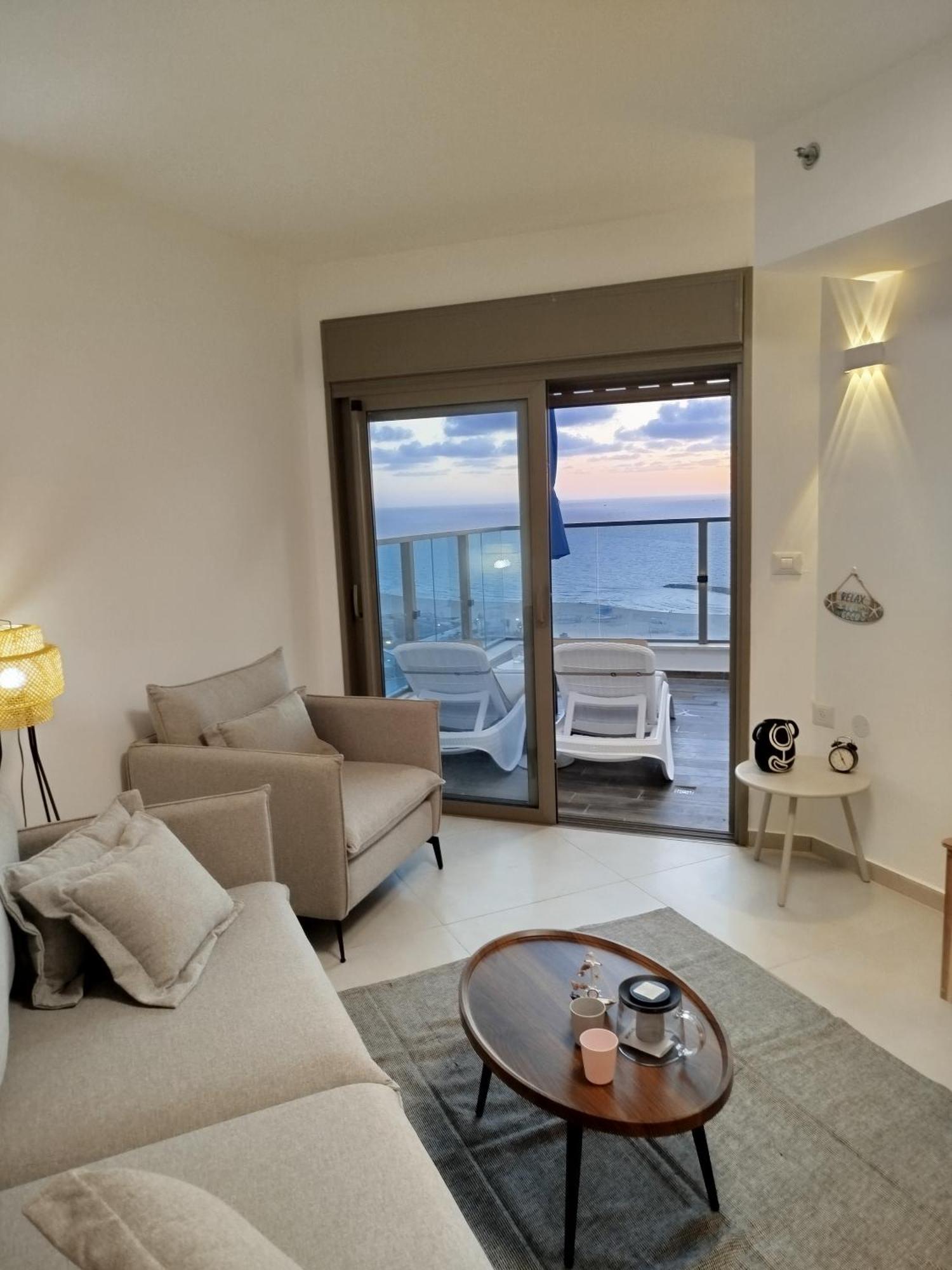 Sunset Suite Sea&Sky Ashkelon Bagian luar foto